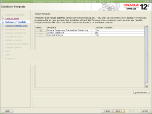 Database Configuration Assistant - Create Database - Step 3 of 13_013