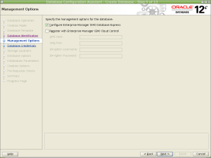 Database Configuration Assistant - Create Database - Step 5 of 13_001