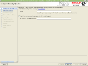 Oracle Database 12c Release 1 Installer - Installing database - Step 1 of 10_004