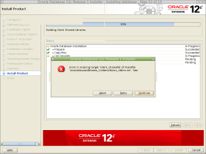 Oracle Database 12c Release 1 Installer - Installing database - Step 12 of 13_009