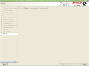 Oracle Database 12c Release 1 Installer - Installing database - Step 13 of 13_008