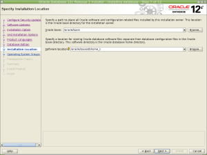 Oracle Database 12c Release 1 Installer - Installing database - Step 7 of 12_003